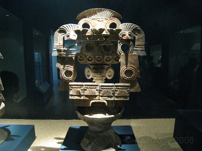 Mexico Pyramids - Mexico City 2009 1060.jpg - A trip to the Teotihuacan area of Mexico to visit the pyramids. A vast complex and a great climb to the top. This was followed by lunch in a cave, then a visit to the historical center of Mexico City. March 2009.